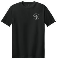 64000B-Youth CREW tee, black #2
